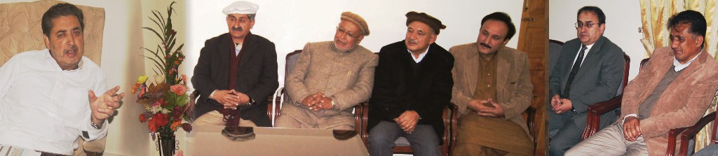 Members of the IRC delegation meeting the chief minister in Gilgit