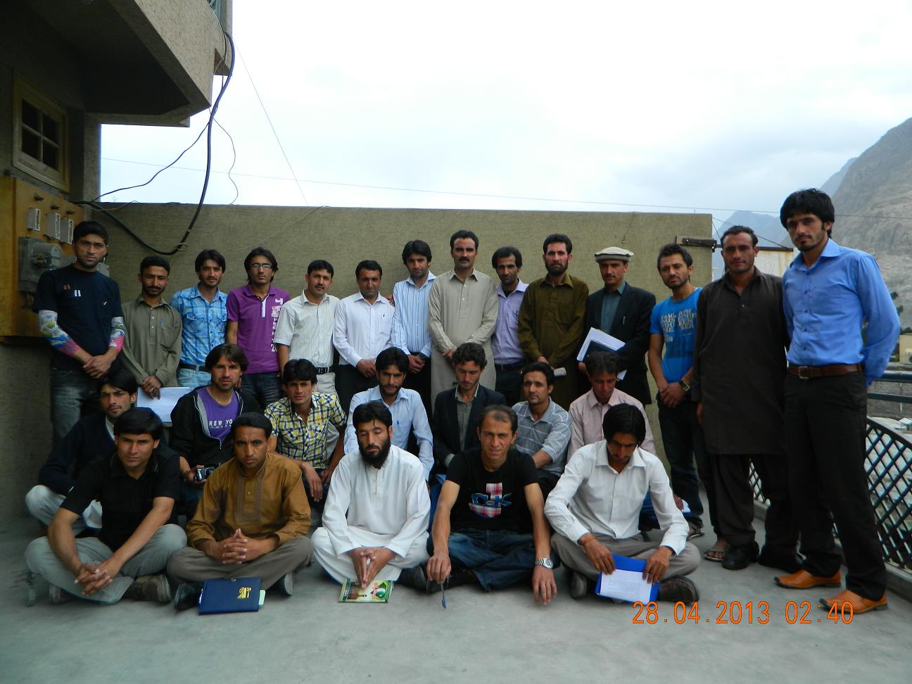 Group photo of members and office  bearers of GYC