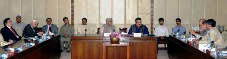 Meeting of the Standing Committee underway at the Senate on 15th April 2013