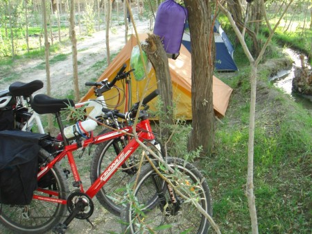 Our campsite at Keris