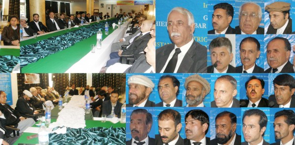 Gilgit: A large number of lawyers from district bar council and other bodies of the legal fraternity attended the convention today. Photo: Mon Shireen