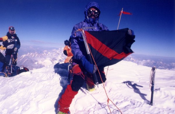 On the summit of G-2 (8035m)