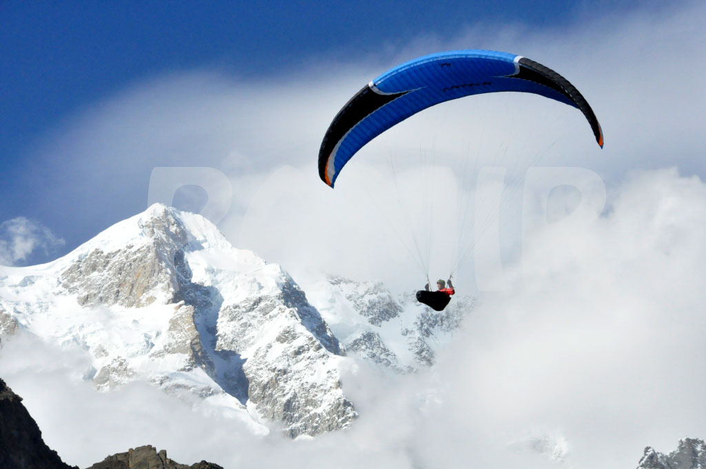 Every year a large number of paragliders come to the Hunza valley and other parts of Gilgit-Baltistan 