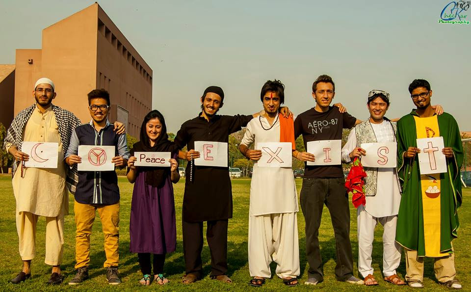 This picture, based on the theme of Co-existence, being  nominated among best three pictures at F.F.A.C.T - Aga Khan University Inter Karachi student Film and Photography Festival.2014.