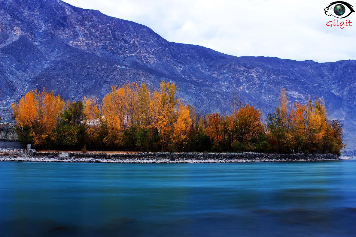 Autumn and Gilgit River 