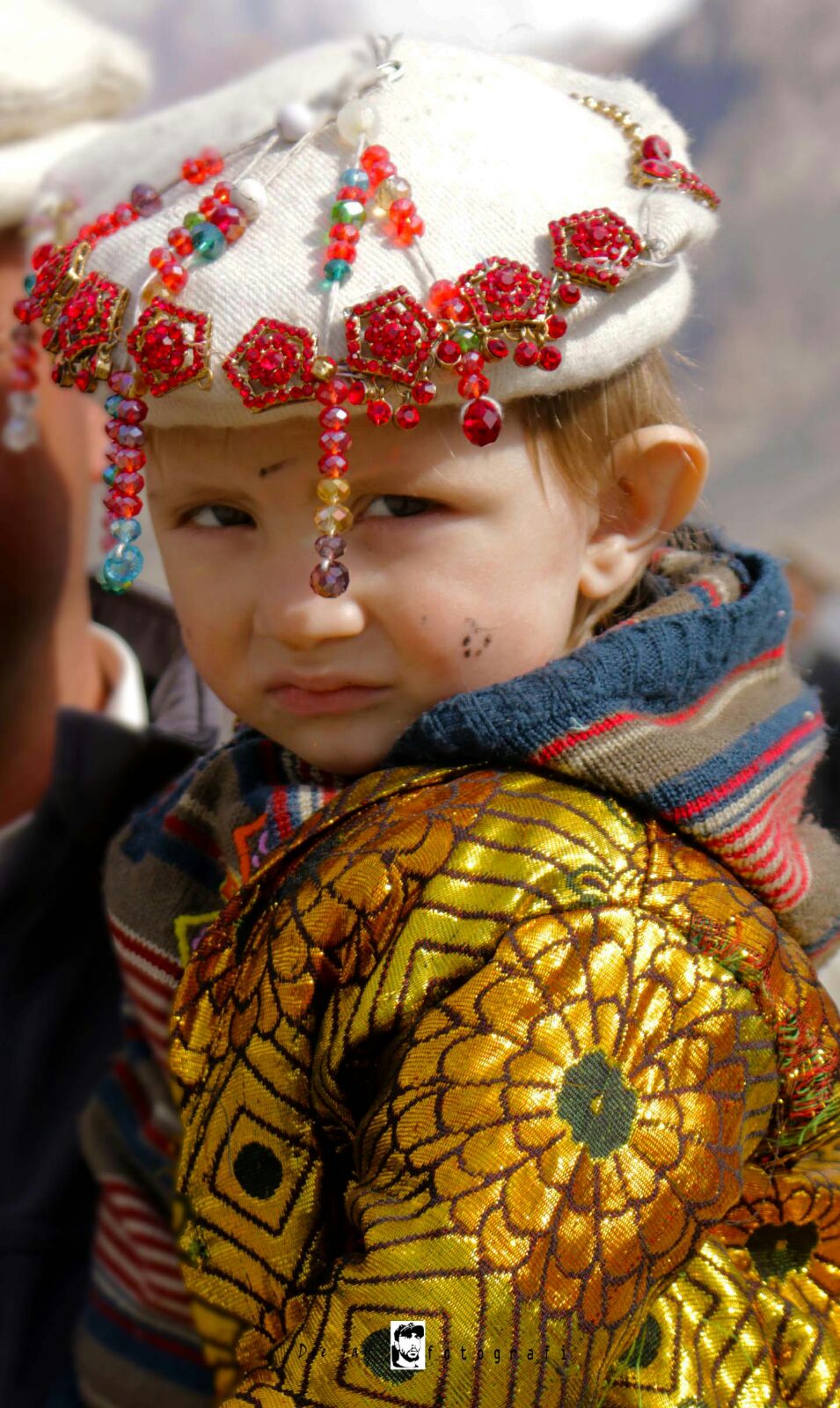 A cute child dressed for the occasion. Photo: Deedar Ali 