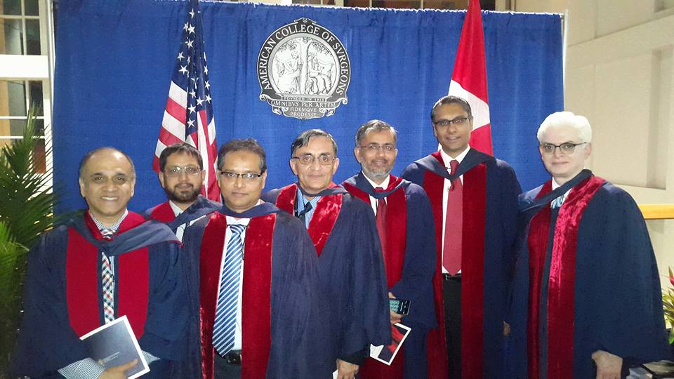 Dr. Rehman with other fellowship recipients 